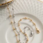 colar de bolinhas longo