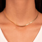 colar choker fita