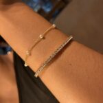 pulseira elos de pérolas